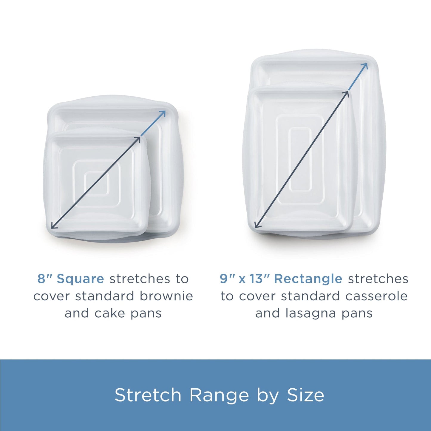 Square 8x8 Stretch Lid